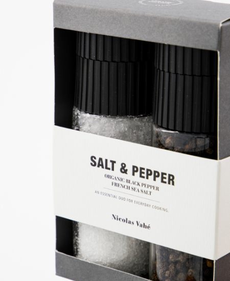 Geschenkbox, Nicolas Vahé Salt & Organic Pepper